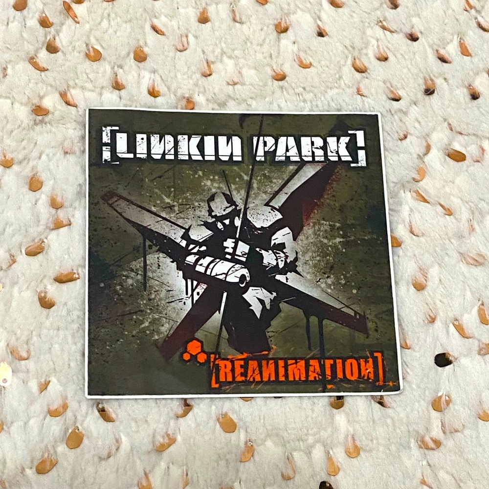 Linkin Park Sticker. Reanimation. 2002. Y2K. 4 in X 4 in.